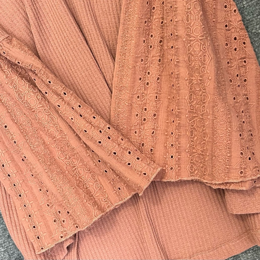 Free People Blouse Boho Size Small - Picture 3 of 7
